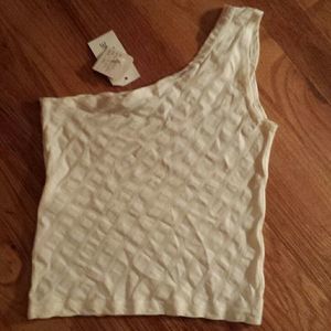 One shoulder top sz small